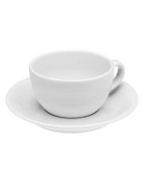 Чашка чайная Porland Soley Alumilite 200 мл с блюдцем 160 мм (в наборе 6 шт.)